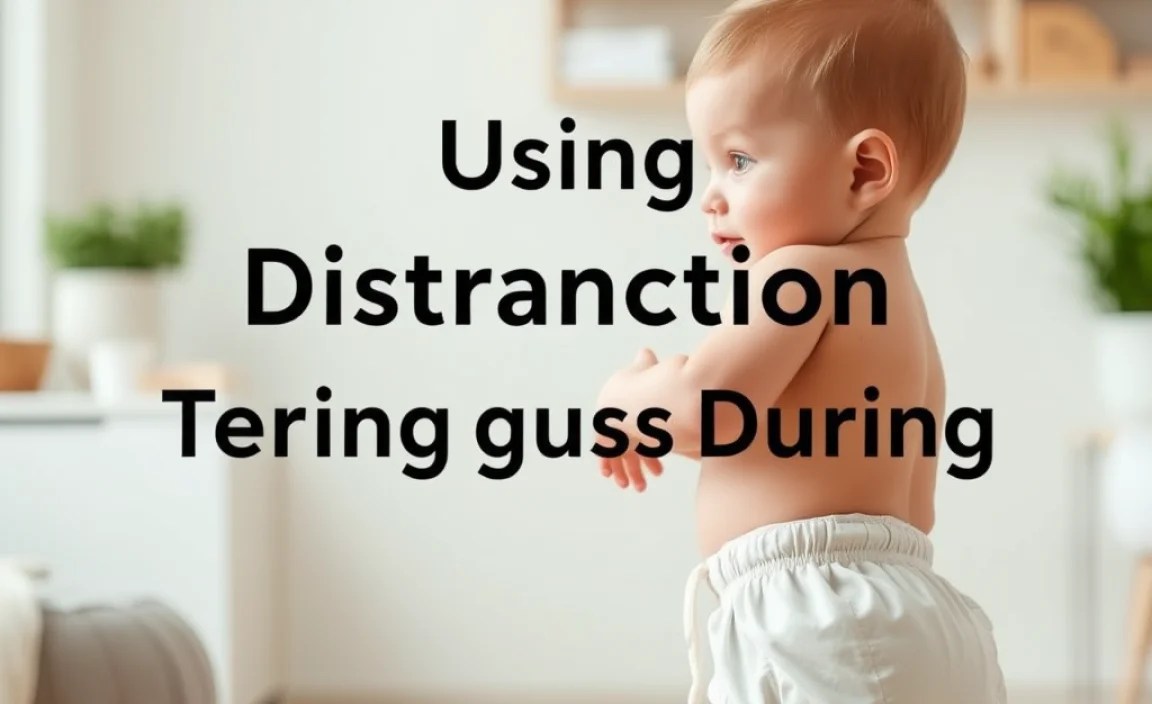 Using Distraction Techniques During Diaper Changes