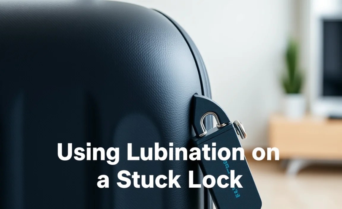 Using Lubrication on a Stuck Lock