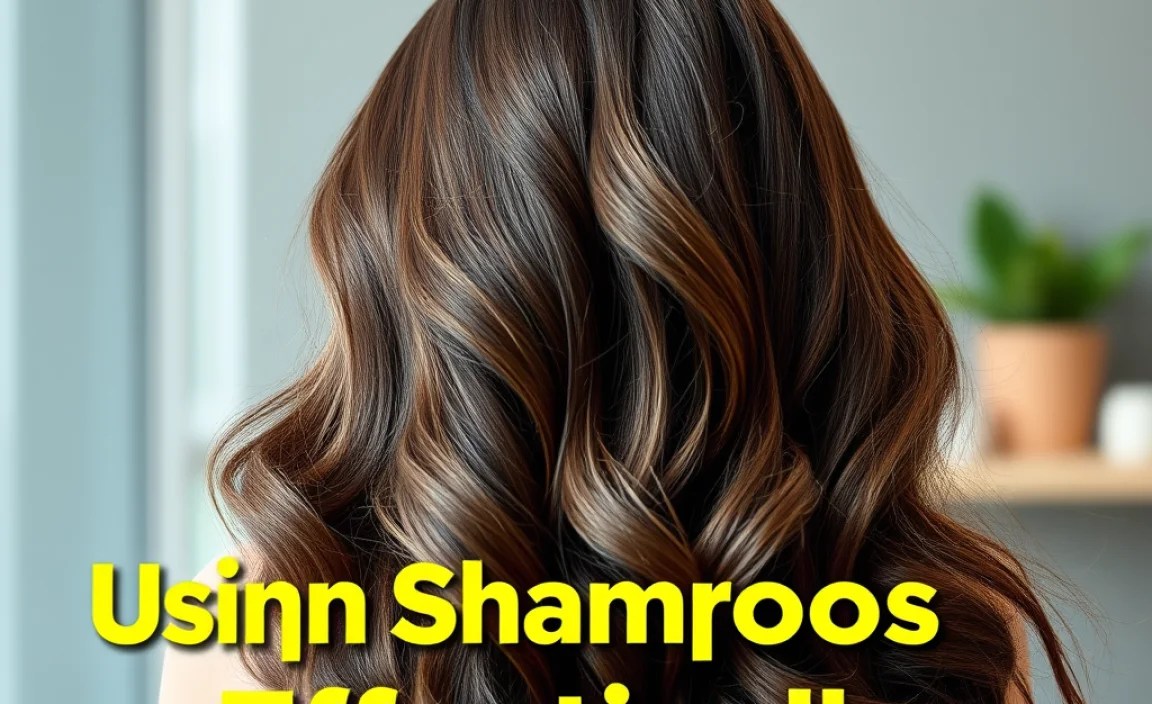 Using Shampoos Effectively