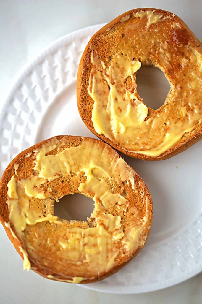 How to toast a bagel in the oven - Flavorful Home