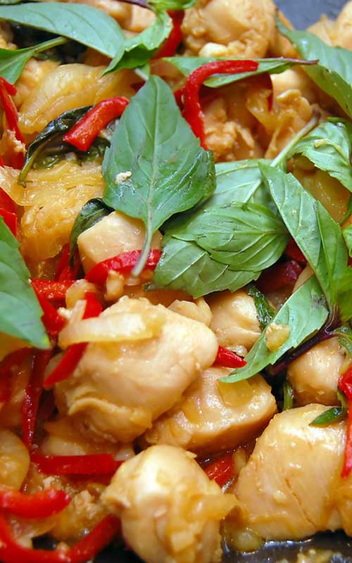 Thai Basil Chicken Recipe Flavorite