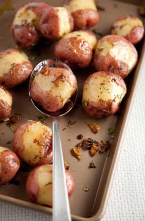 Oven Roasted Red Potatoes with Rosemary and Garlic Recipe Flavorite