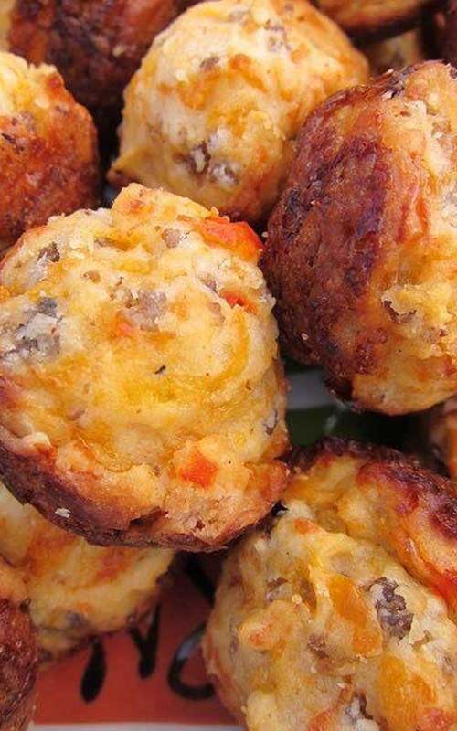 Cream Cheese Stuffed Sausage Balls Flavorite