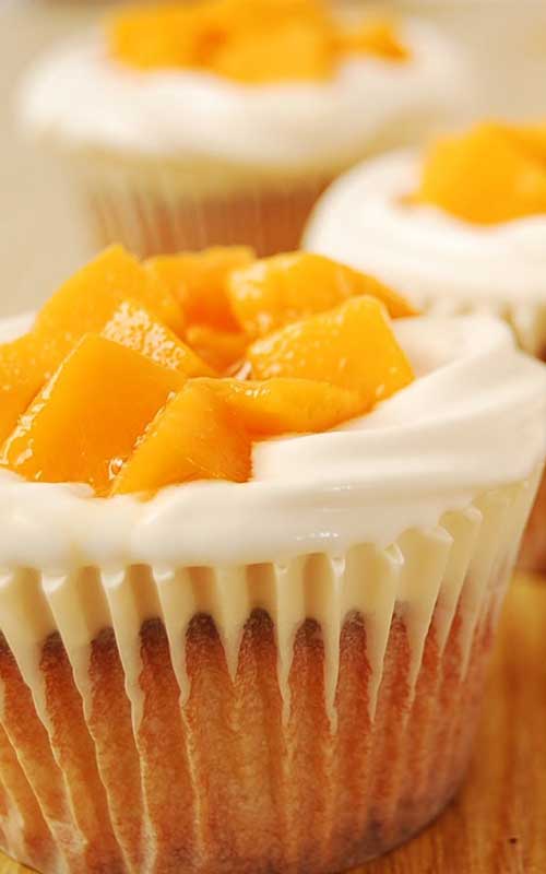 Mango Cream Cheese Cupcakes Flavorite