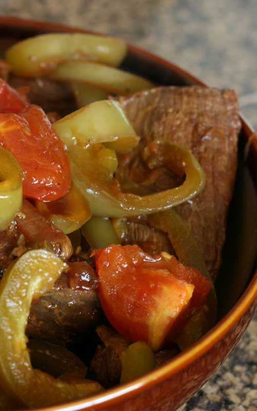 Slow Cooker Pepper Steak Recipe Flavorite