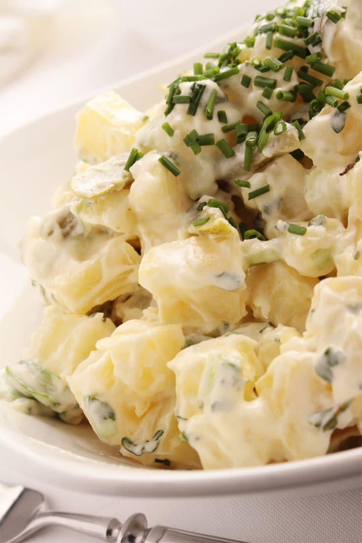 Classic Potato Salad with Chives Recipe Flavorite