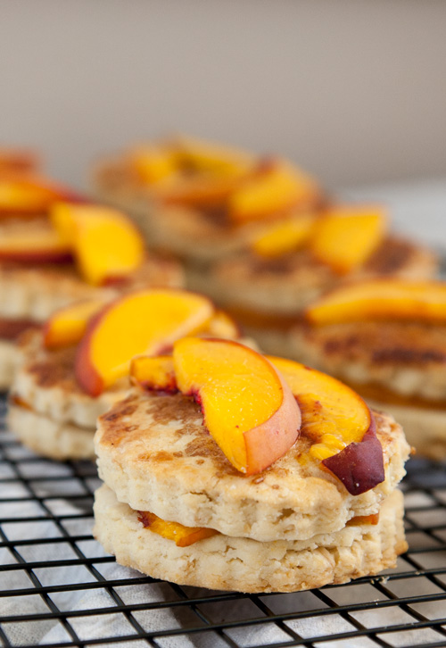 GlutenFree Peach Cobbler Scones flavorrd