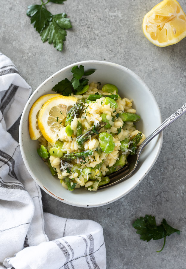 Spring Vegetable Risotto Flavor the Moments