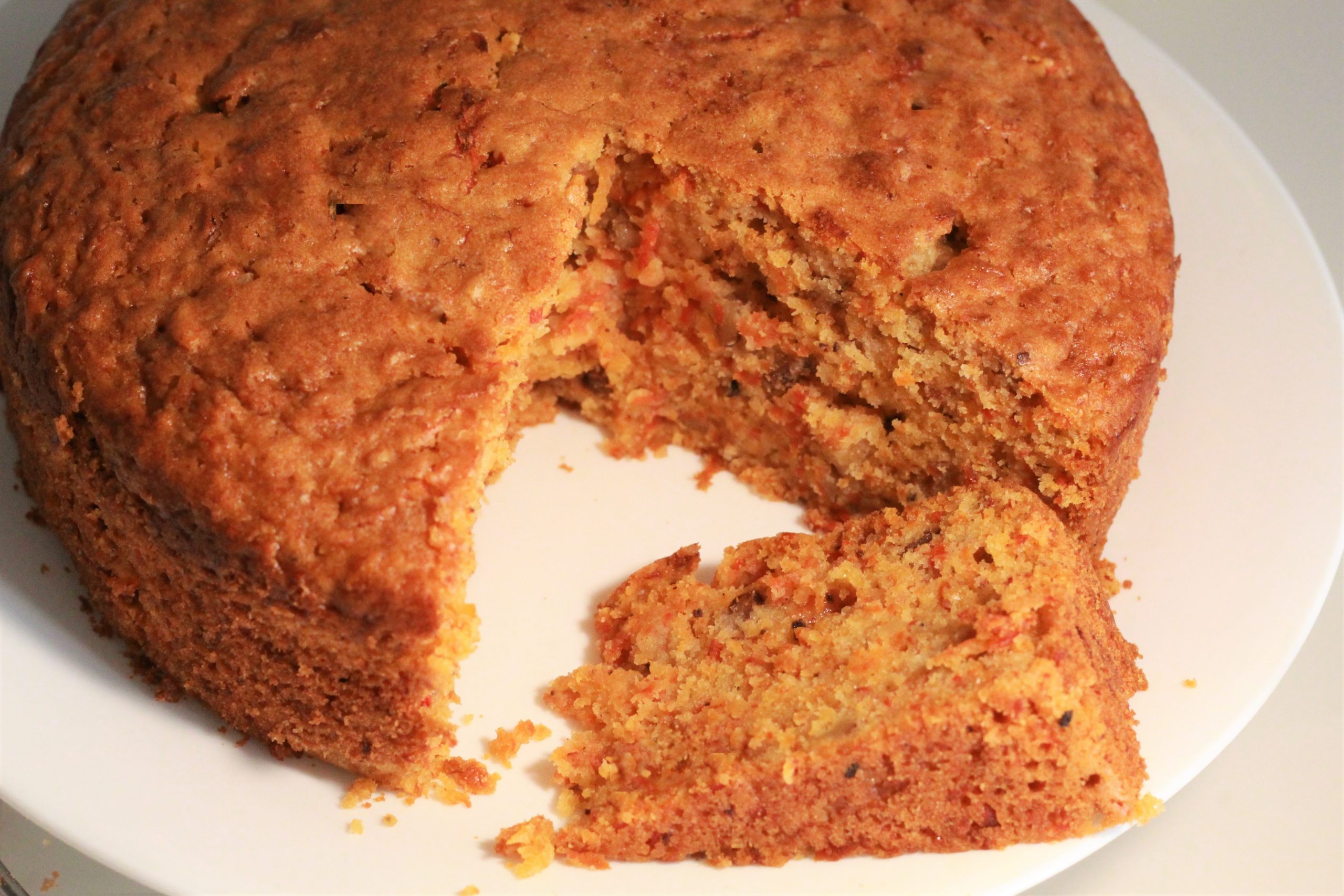 Moist Carrot Cake with Raisins and Walnuts Recipe for Moist Carrot Cake