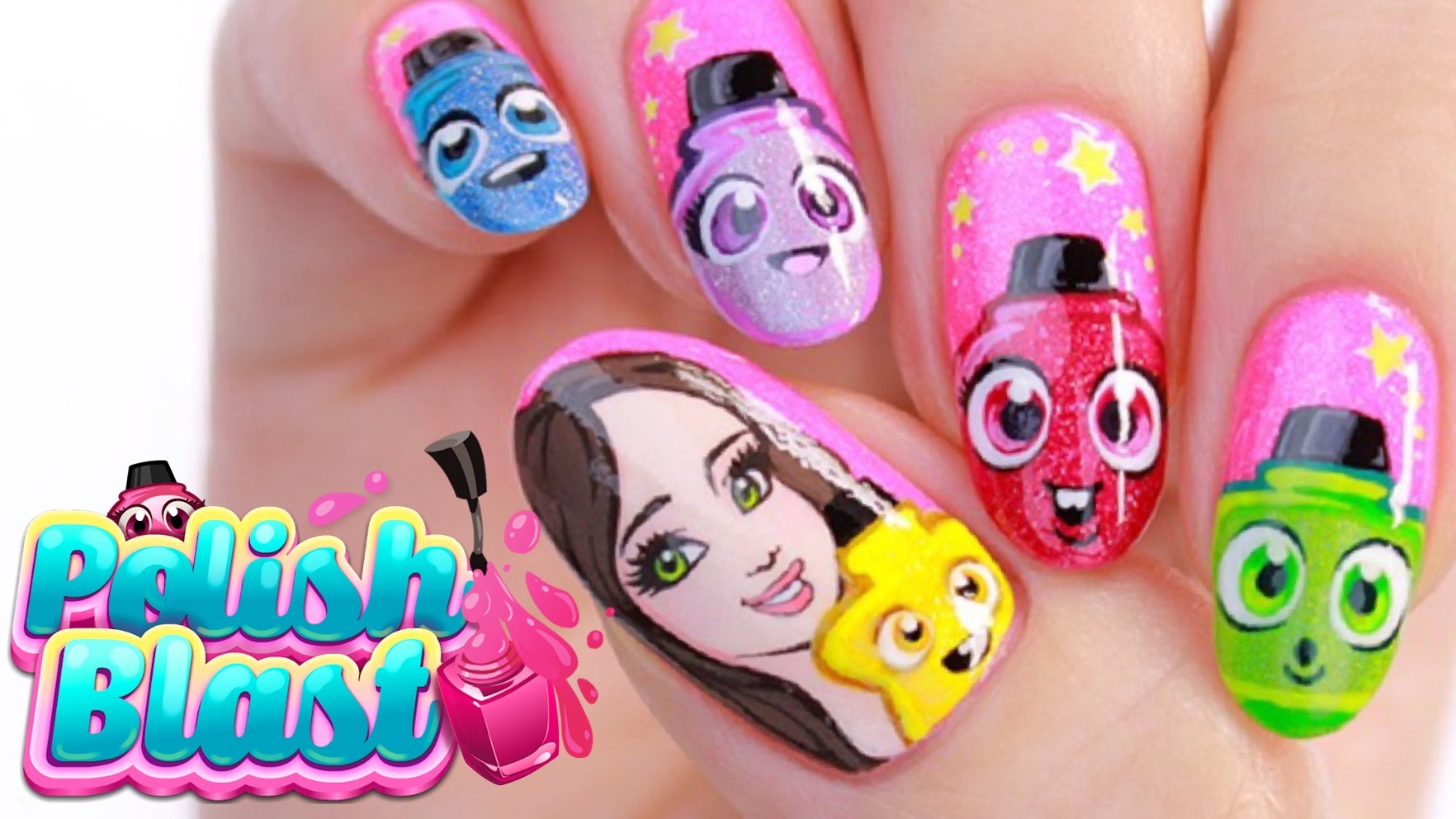 Polish Blast Game Nail Art Tutorial FlawlessEnd