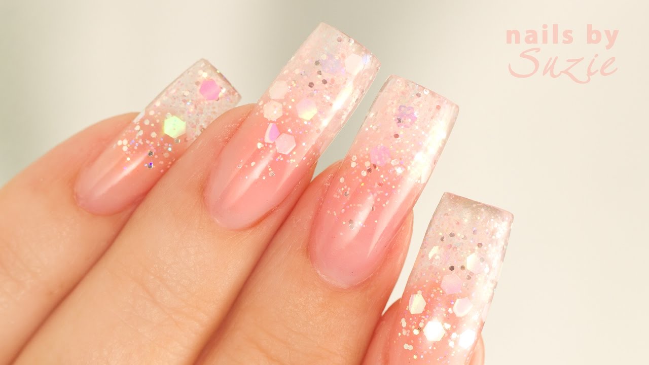 DIY Glitter Acrylic Fade FlawlessEnd