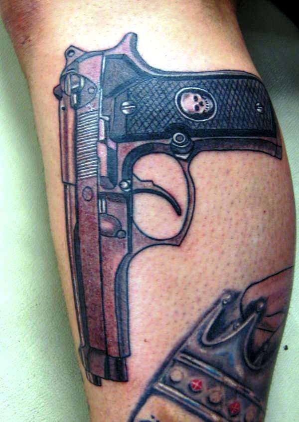 20 Gun Tattoo Designs For Women Flawssy