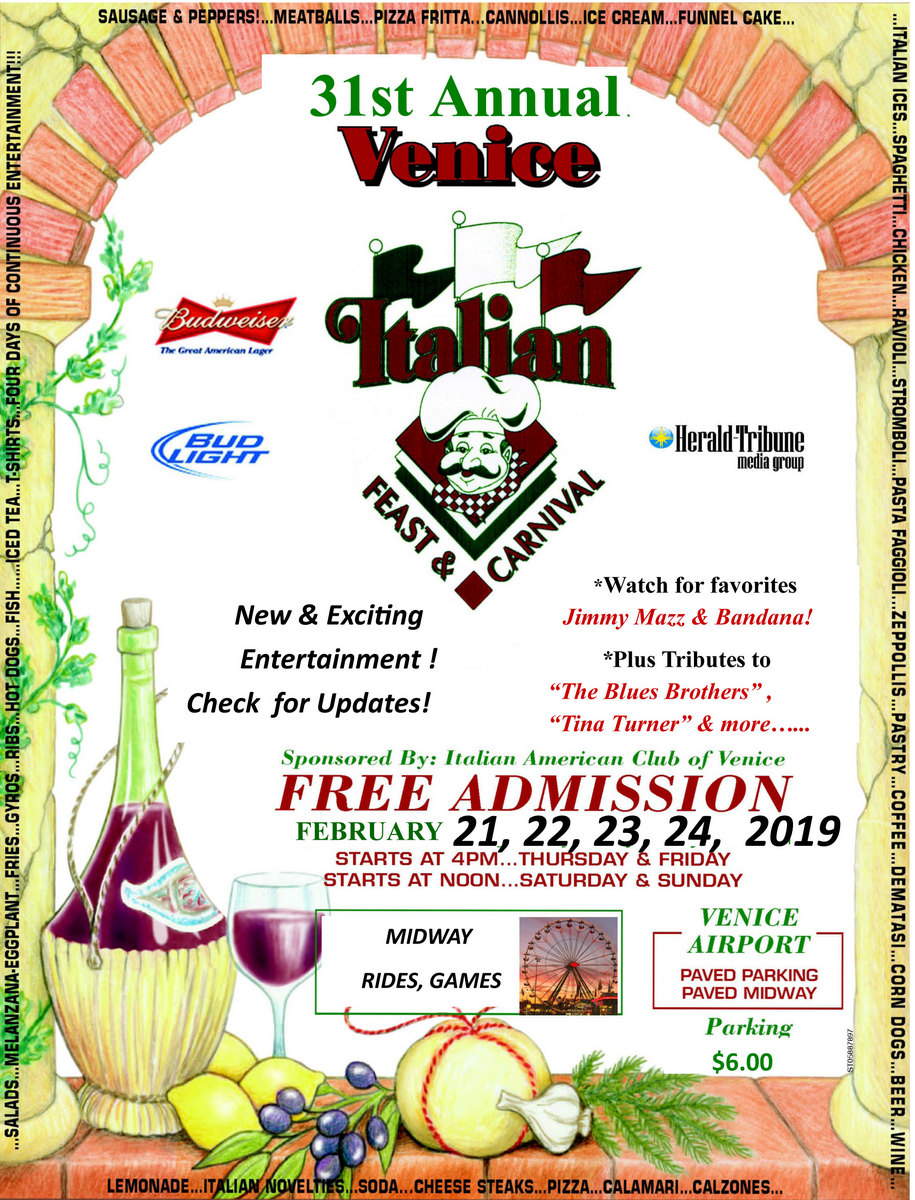 Venice Italian Feast & Carnival 2019 Venice, FL FL Carnivals