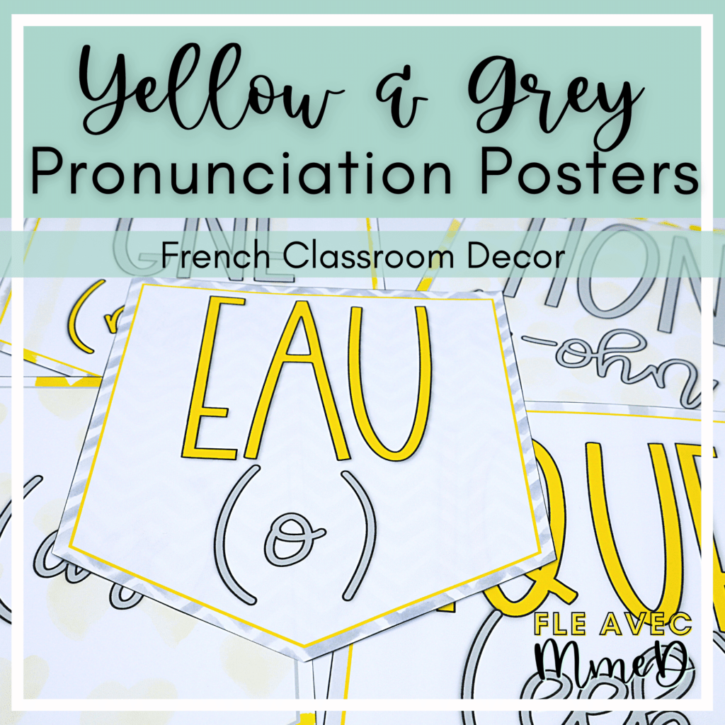 The truth about French classroom decor FLE Avec MmeD