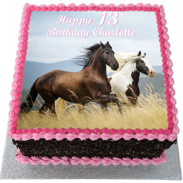 Horse Birthday Cake Flecks Cakes
