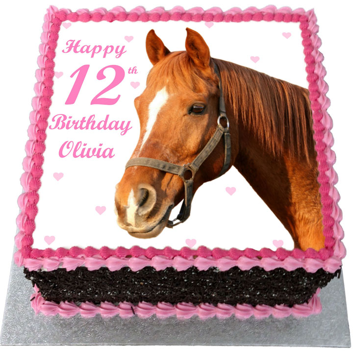 Horse Birthday Cake Flecks Cakes