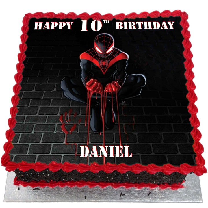 Spiderman Birthday Cake Flecks Cakes