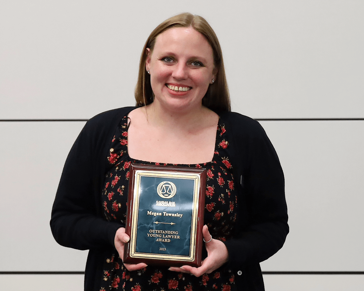 Megan Townsley Receives Outstanding Young Lawyer Award Fleeson Law