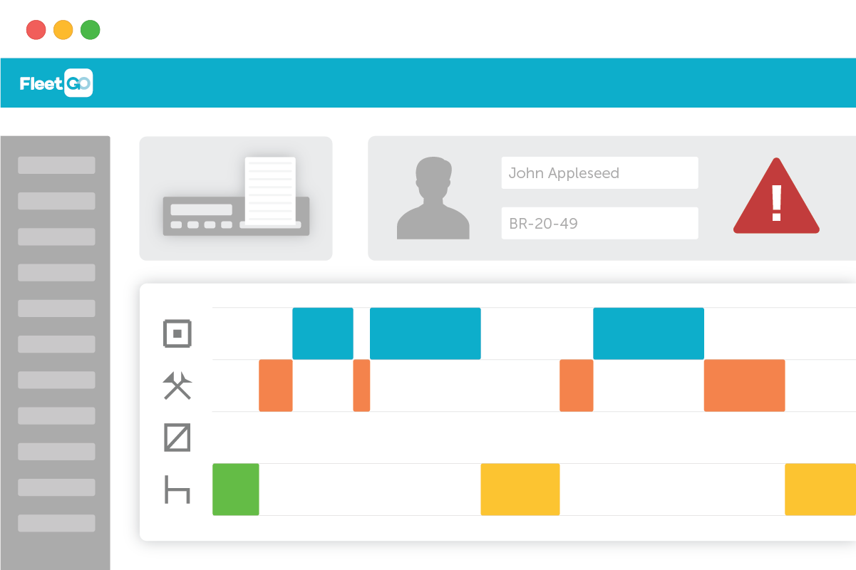 Tachograaf symbolen FleetGO Kennisbank