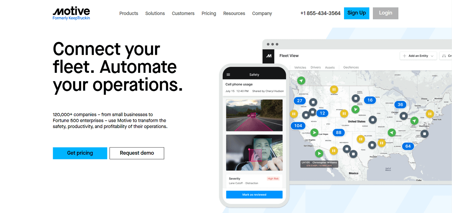 Motive (Formerly KeepTruckin) ELD & Fleet Management Prices & 2024