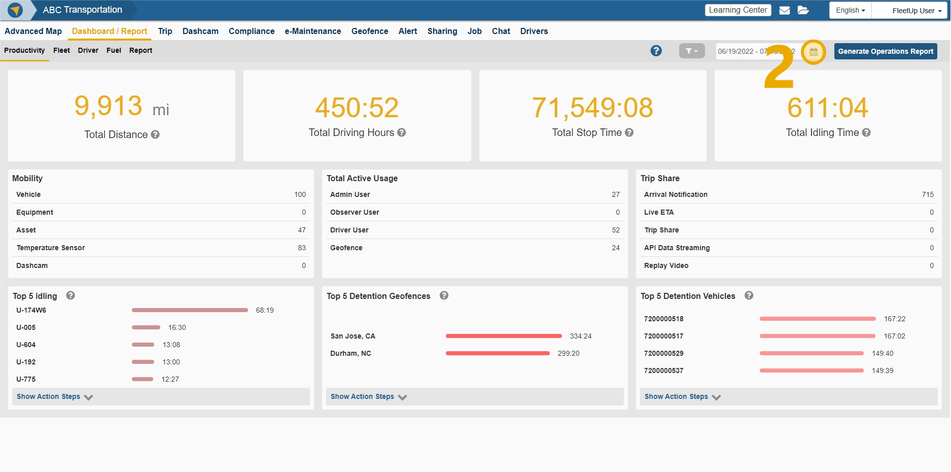 Create a Fuel Analysis Report FleetUp