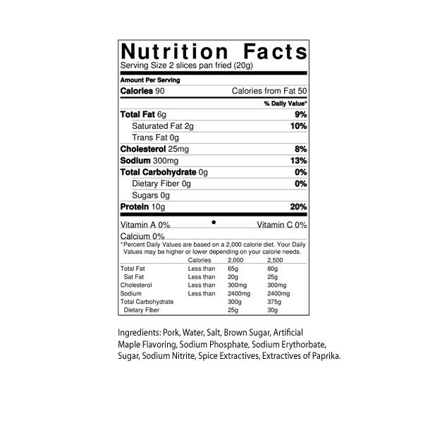 Maple Flavor Bacon Fletcher's