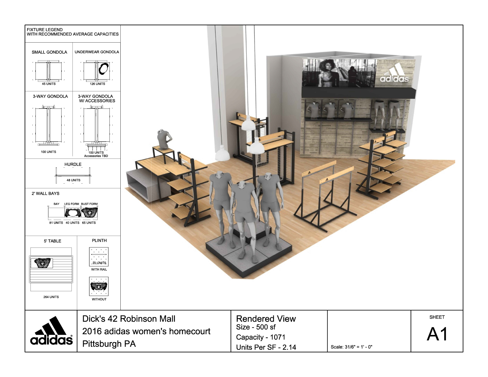 Adidas Shop Layout Fletcher Visual