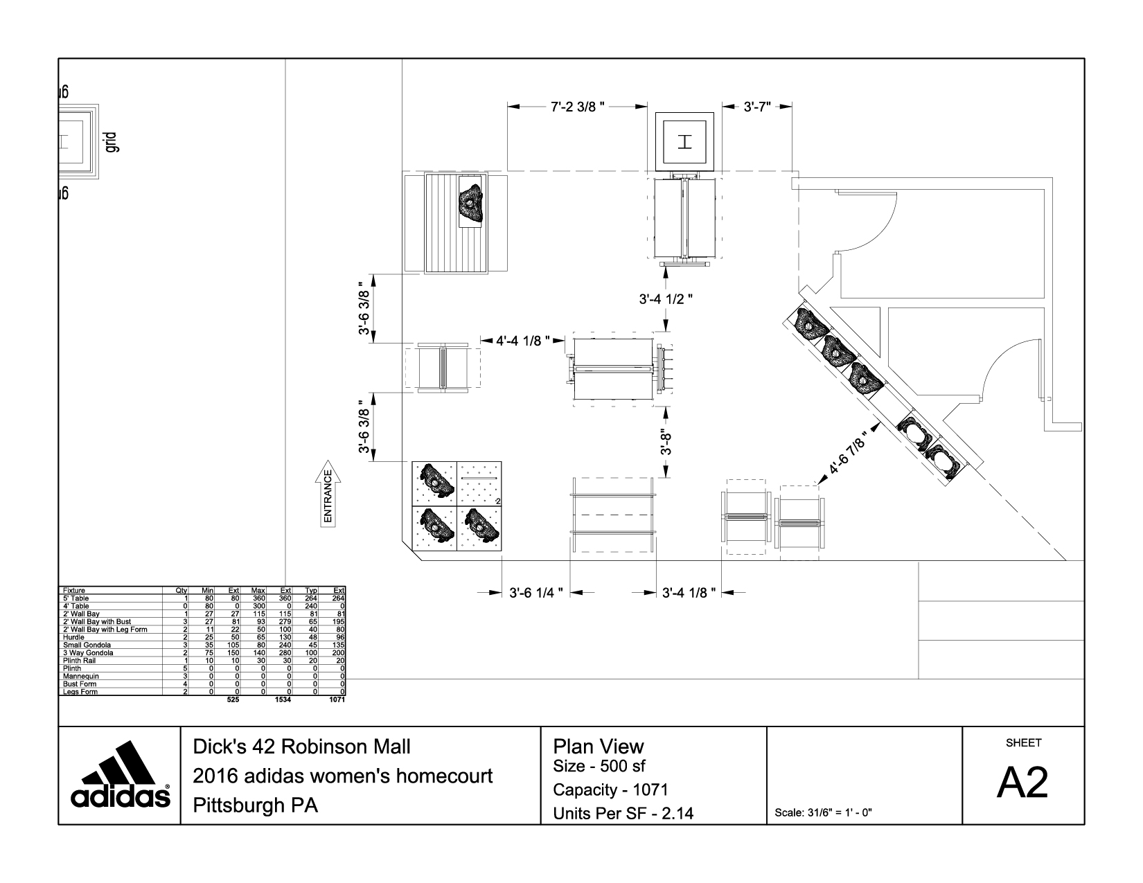 Adidas Shop Layout Fletcher Visual