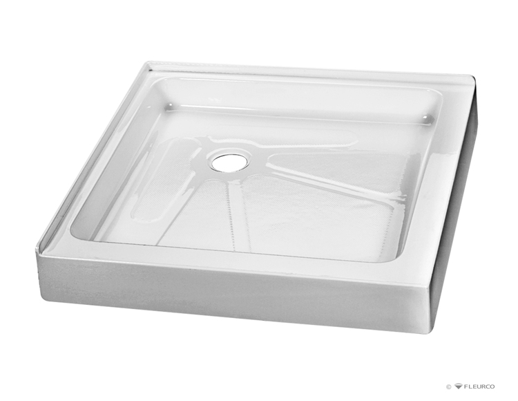 Fleurco Base en coin Carrée Acrylique Lucite