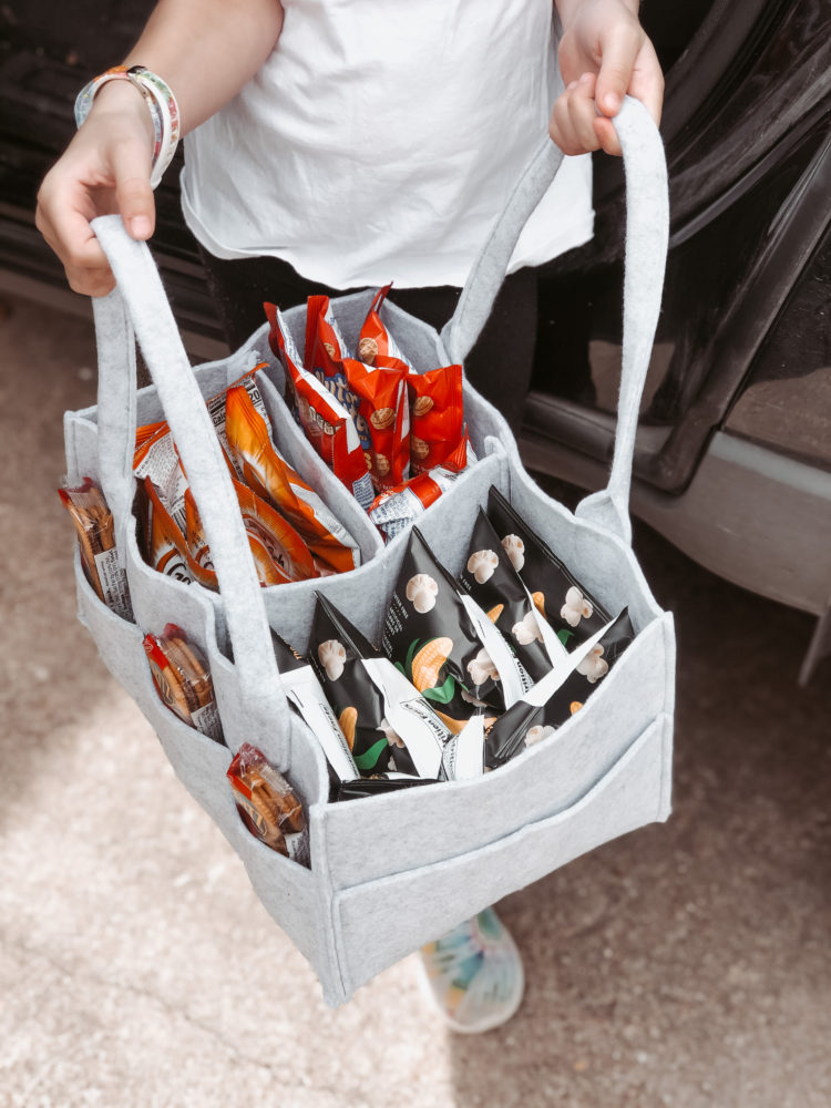 how to make the best snack caddy for carpool Fleurdille