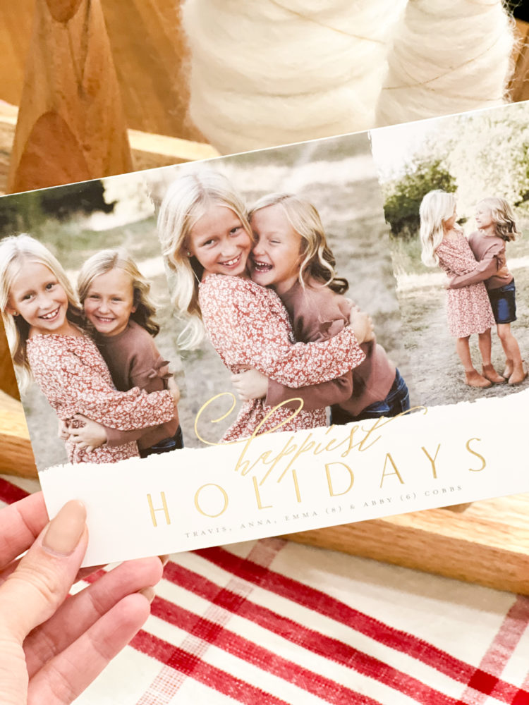 The StressFree Way to Order Holiday Cards Fleurdille