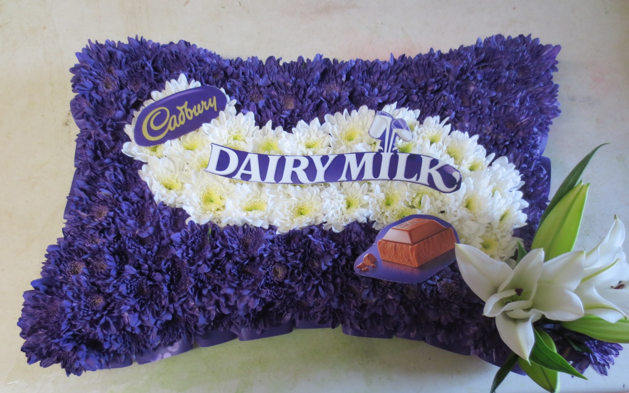 Unusual Tributes Chocolate Bar Fleurtations Flowers
