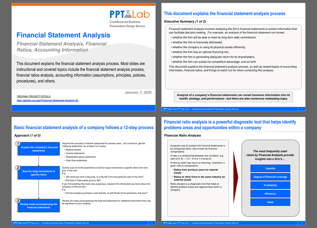 PPT Financial Statement Analysis (43slide PPT PowerPoint presentation