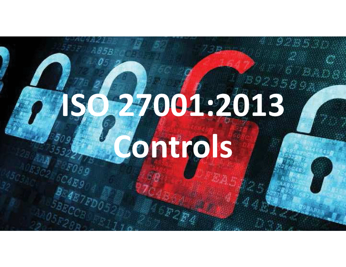 ISO 27001Controls v3.0 Module 01 Domains (7slide PowerPoint