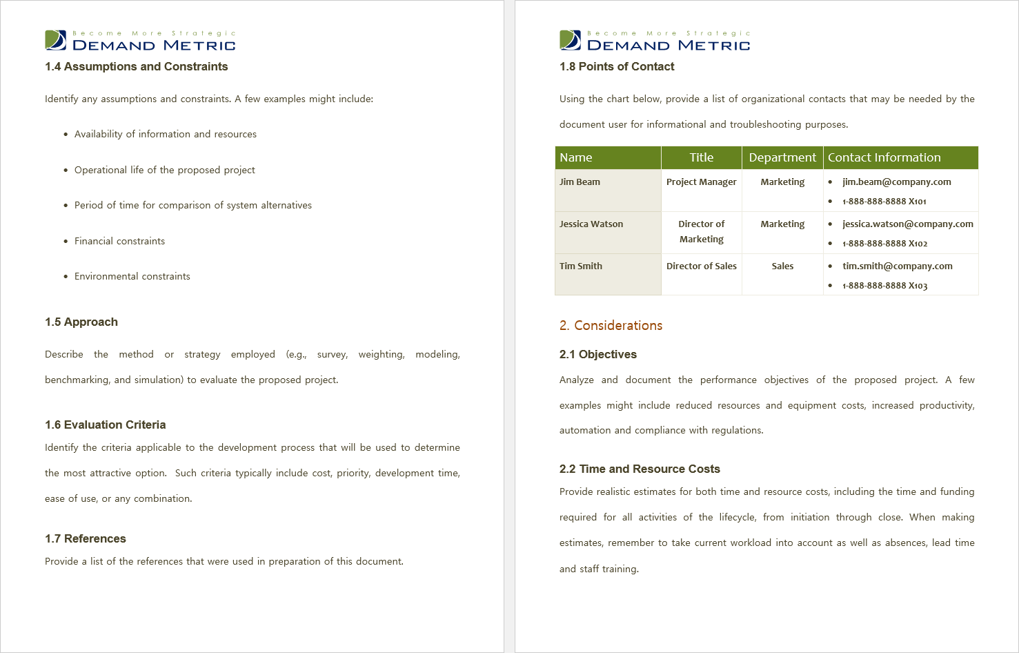 Feasibility Study Template (9page Word document) Flevy