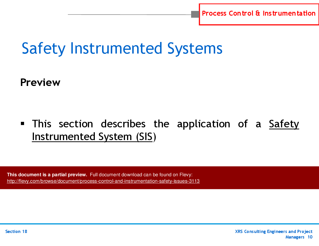 PPT P&ID, Instrumentation, & Control Safety Issues (84slide PPT
