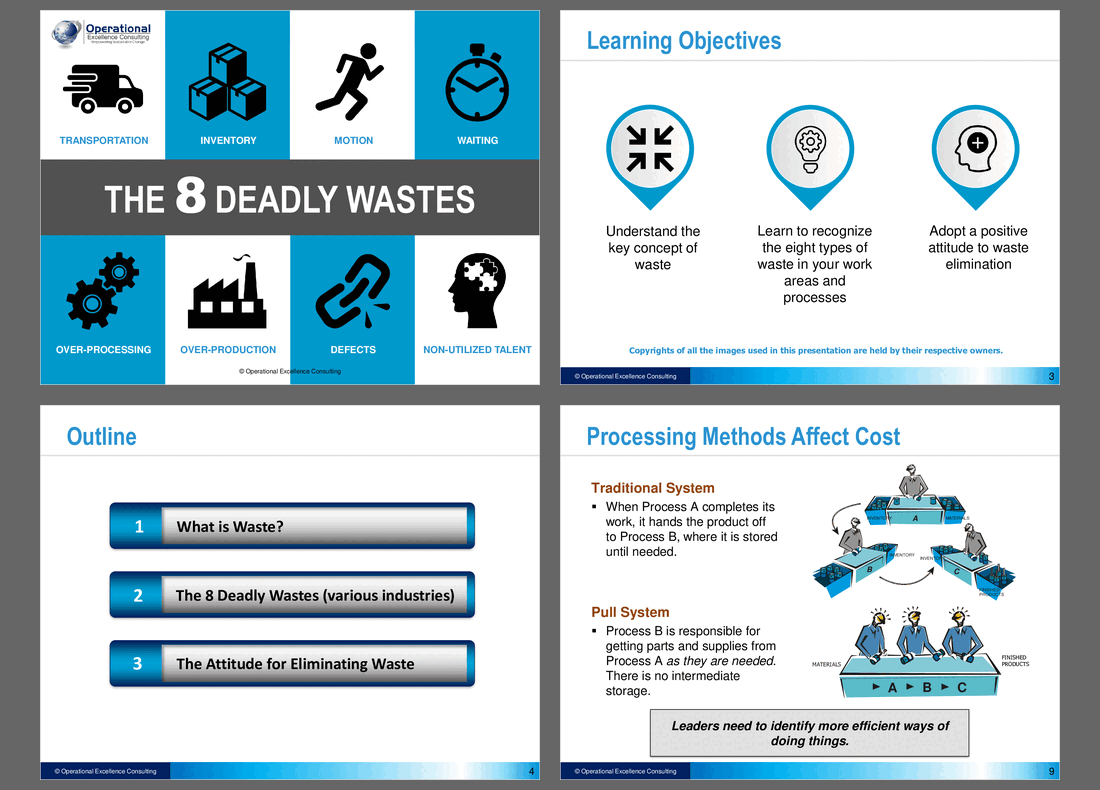 PPT The 8 Deadly Lean Wastes (114slide PPT PowerPoint presentation