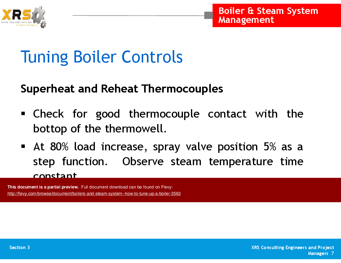 PPT Boilers & Steam System How to Tune up a Boiler (20slide PPT