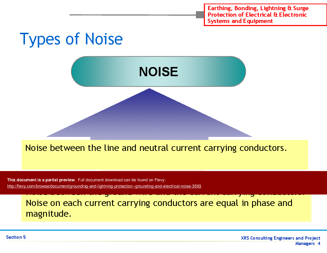 PPT Grounding & Lightning Protection Grounding & Electrical Noise