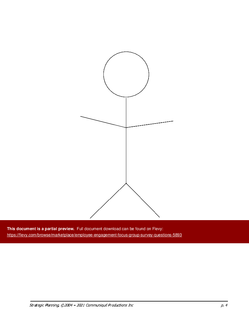 Word Template Employee Engagement Focus Group/Survey Questions (12