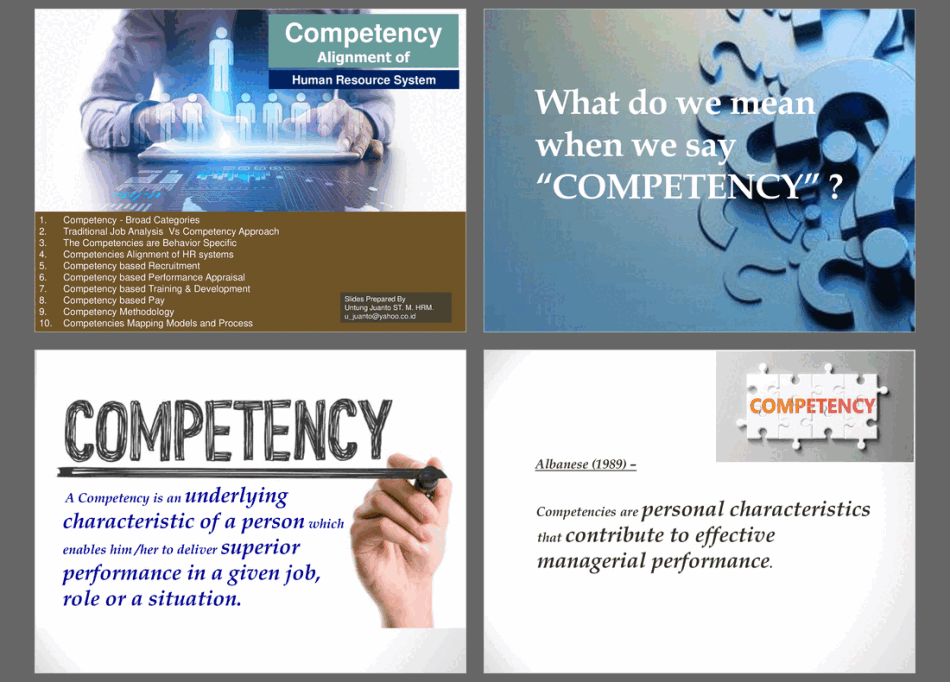 PPT Competency Alignment of Human Resource System (48slide PPT PowerPoint presentation) Flevy