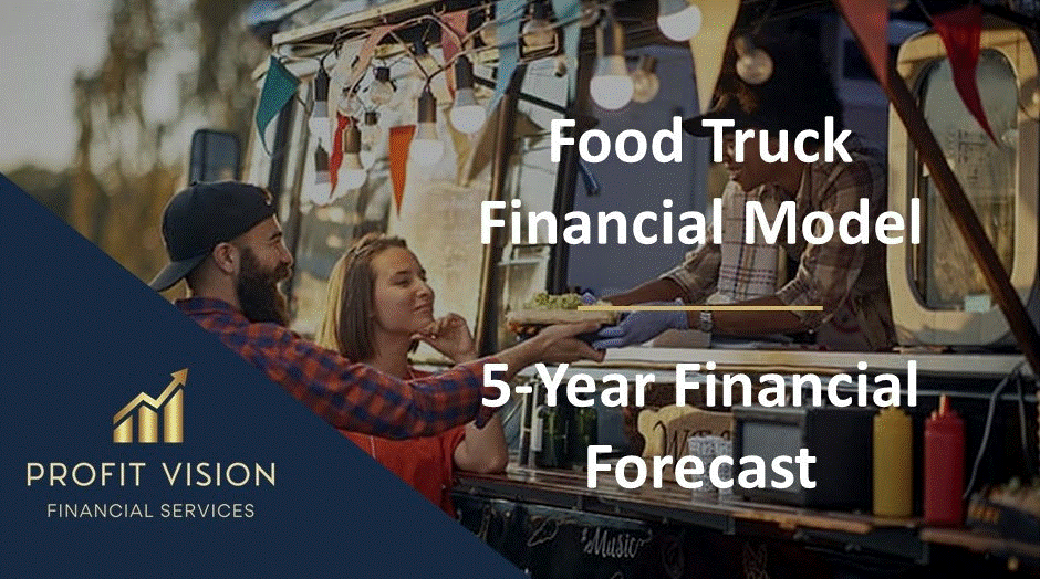 Excel Template Food Truck Financial Model 5 Year Financial Forecast