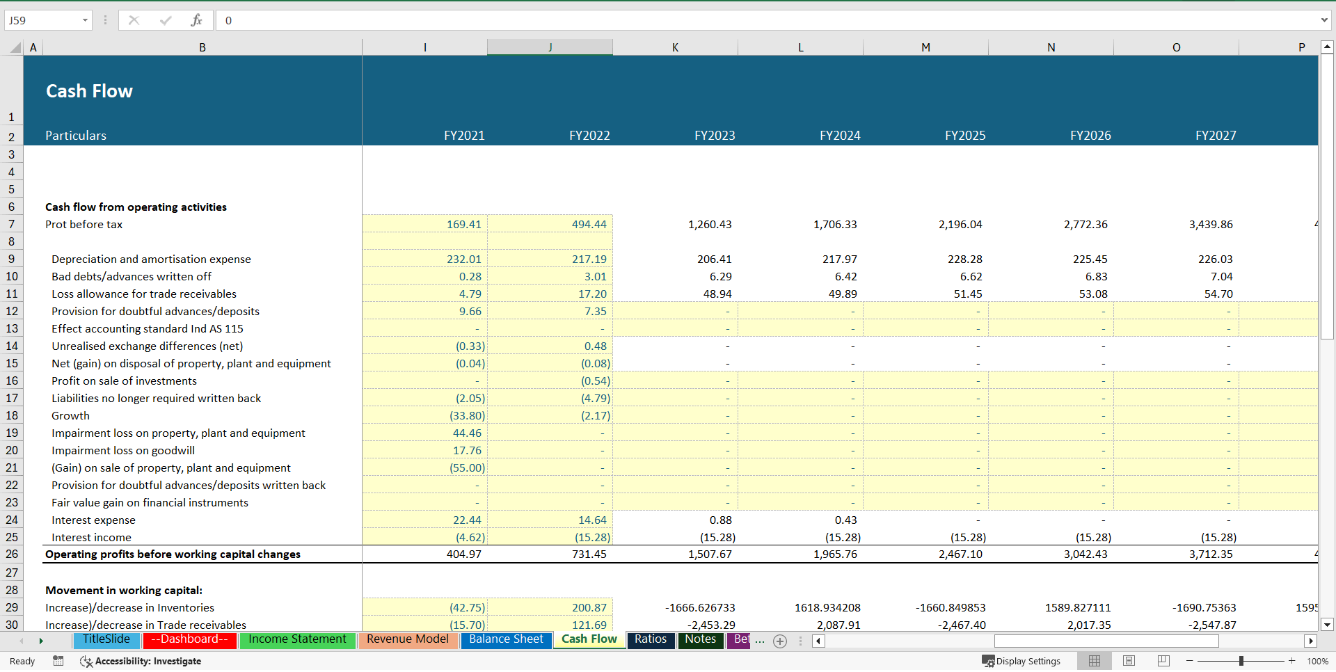 Excel Template Manufacturing Company Financial Model 15 Years