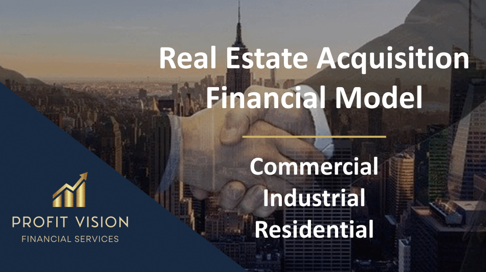 Excel Template Real Estate Acquisition Financial Model (Excel template