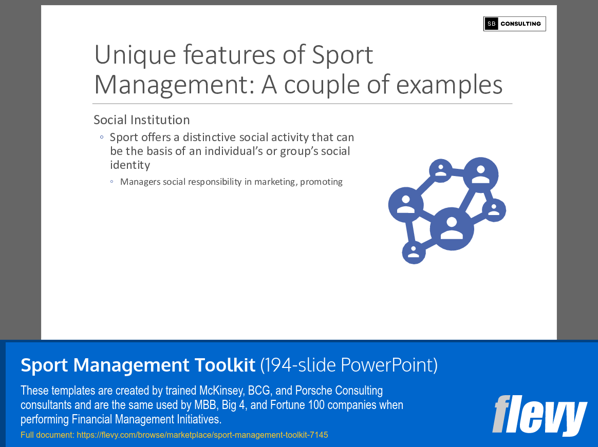 PPT Sport Management Toolkit (194slide PPT PowerPoint presentation