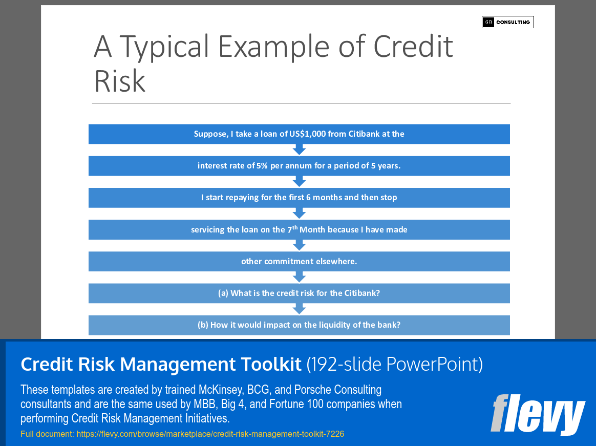 PPT Credit Risk Management Toolkit (192slide PPT PowerPoint