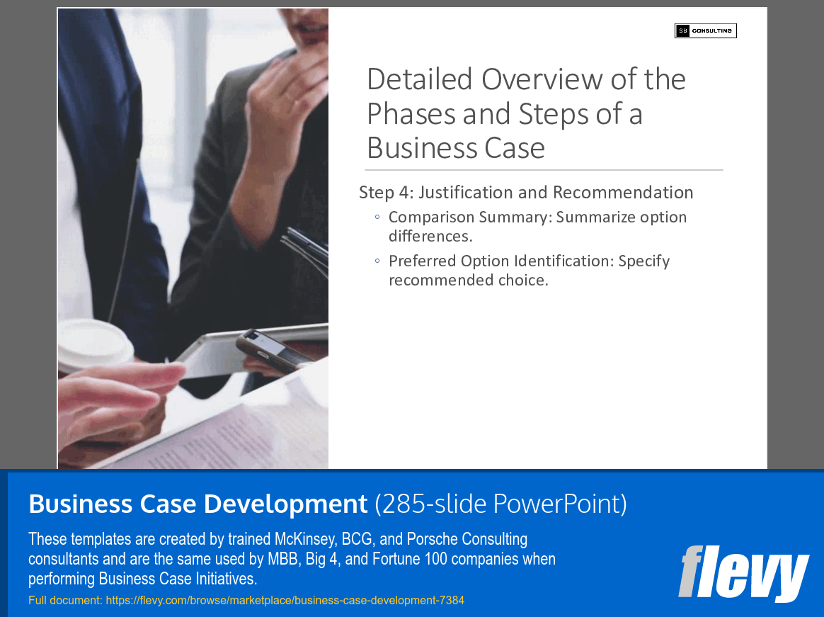 PPT Business Case Development (285slide PPT PowerPoint presentation