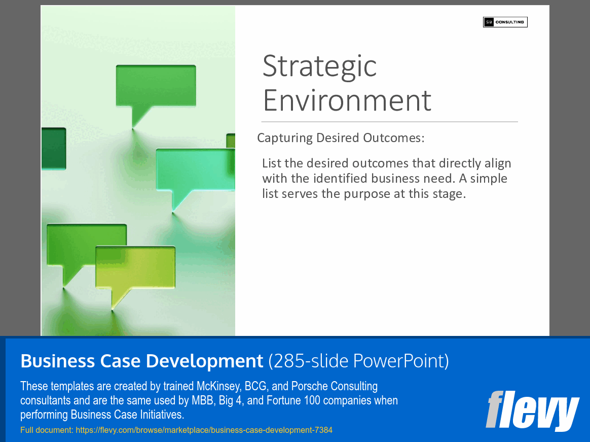 PPT Business Case Development (285slide PPT PowerPoint presentation