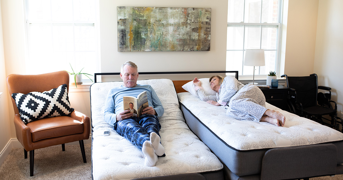 Sleep on your Side in an Adjustable Bed Flexabed