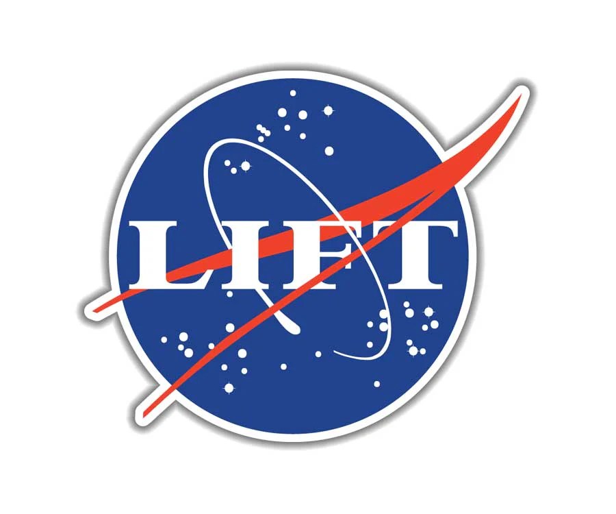 NASA LIFT Sticker